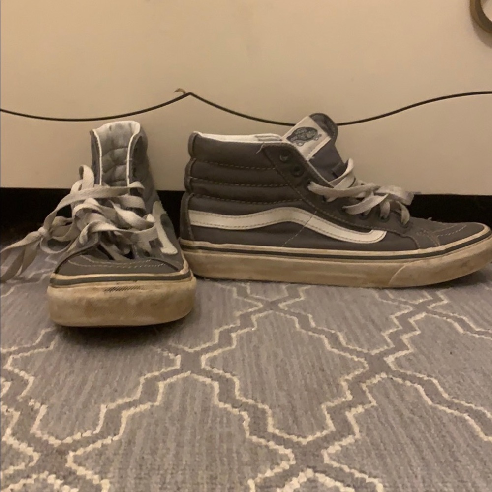 Grey old school vans